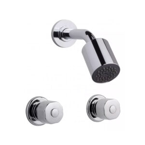 Griferia De Ducha Simple Cromo